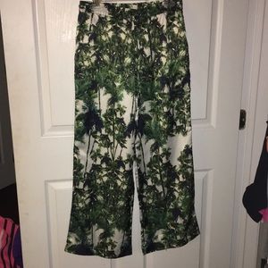 Palm tree beach pants